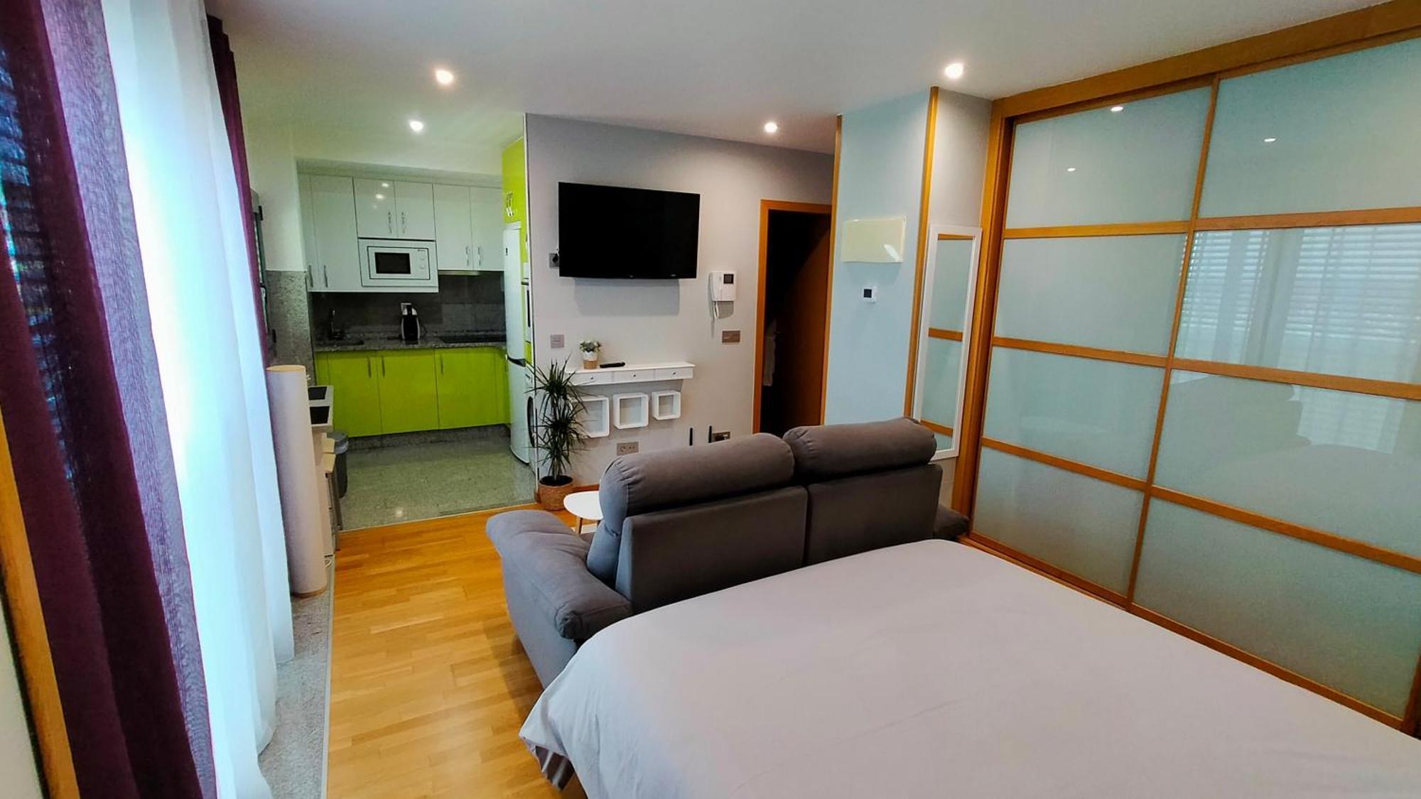 Estudio Ladeira Playa Baiona Buitenkant foto
