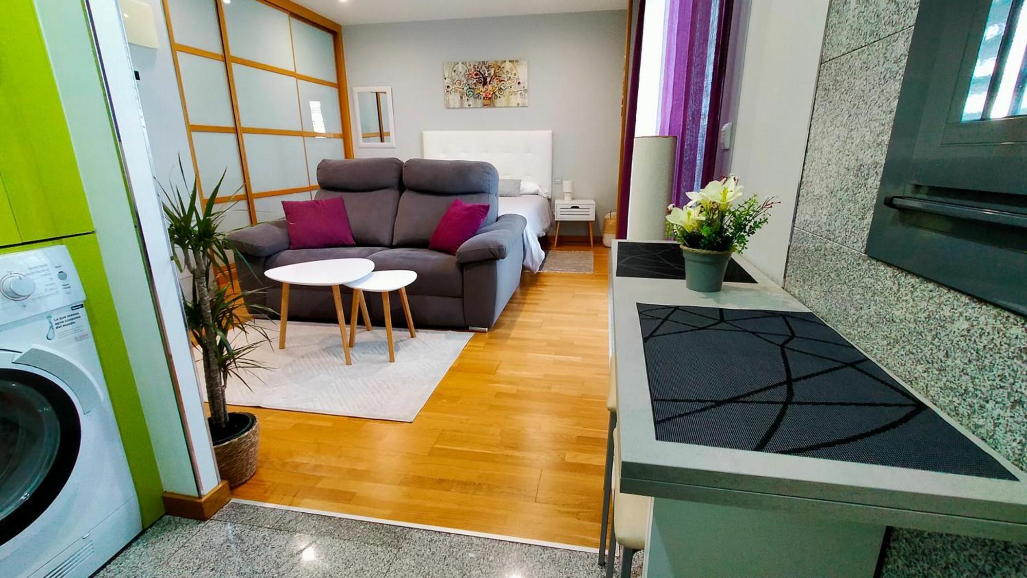 Estudio Ladeira Playa Baiona Buitenkant foto