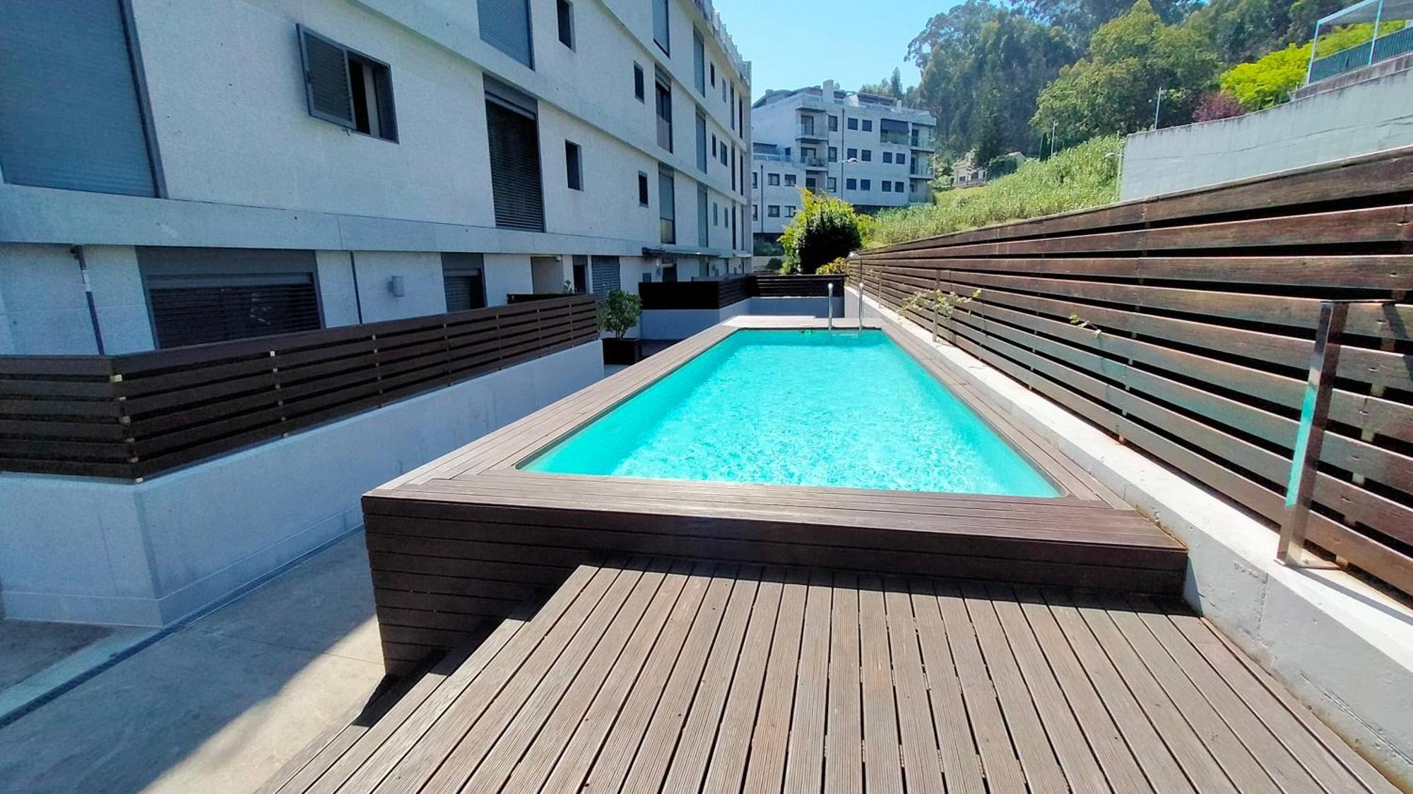 Estudio Ladeira Playa Baiona Buitenkant foto